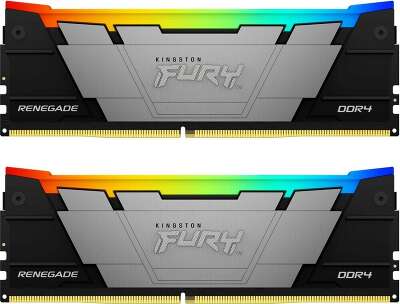 Набор памяти DDR4 DIMM 2x32Gb DDR3200 Kingston FURY Renegade Black RGB (KF432C16RB2AK2/64)