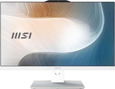 Моноблок MSI Modern AM242P 1M-1025XRU 23.8" FHD i3-100U 1.2 ГГц/8/512 SSD/WF/BT/Cam/Kb+Mouse/без ОС,белый