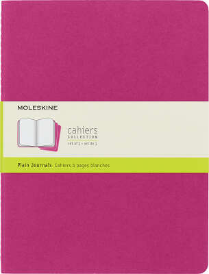 Блокнот Moleskine CAHIER JOURNAL CH023D17 XLarge 190х250мм обложка картон 120стр. нелинованный розовый неон (3шт)