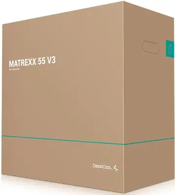 Корпус Deepcool MATREXX 55 V3 черный без БП E-ATX 6x120mm 5x140mm 2xUSB2.0 1xUSB3.0 audio bott PSU