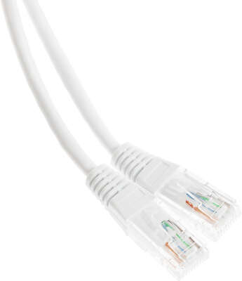 Патч-корд Lanmaster TWT-45-45-3.0-WH UTP RJ-45 вил.-вилка RJ-45 кат.5E 3м белый ПВХ (уп.:1шт)