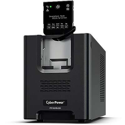 ИБП CyberPower PR1000ELCD, 1000VA, 900W, IEC, черный