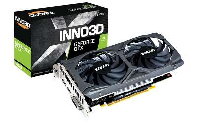 Видеокарта Inno3D NVIDIA nVidia GeForce GTX 1650 Twin X2 OC V3 4Gb DDR6 PCI-E DVI, HDMI, DP