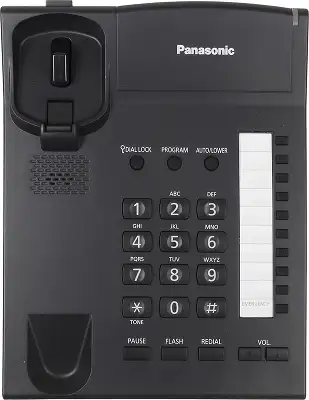 Телефон проводной Panasonic KX-TS2382RUB черный