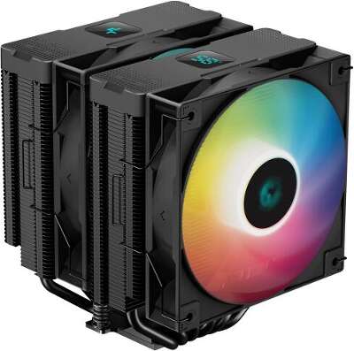 Кулер для процессора DeepCool AG620 DIGITAL BK ARGB, 120 мм, 1950rpm, 29.4 дБА, 260 Вт, 4-pin PWM, Al+Cu, ARGB