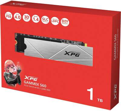 Твердотельный накопитель M.2 NVMe 1Tb ADATA XPG GAMMIX S60 BLADE [AGAMMIXS60-1T-CS] (SSD)