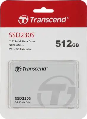 Накопитель SSD Transcend SATA-III 512GB TS512GSSD230S 230S 2.5" 0.3 DWPD