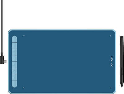 Графический планшет XPPen Deco L, Blue [IT1060_BE]