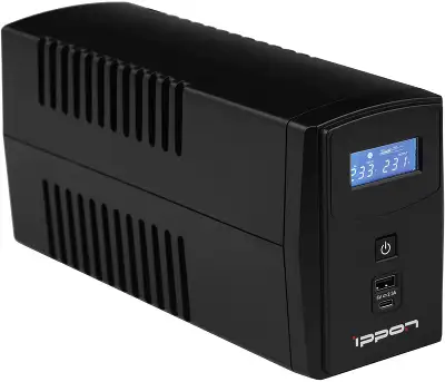 Источник бесперебойного питания Ippon Back Power Pro II 600 360Вт 600ВА черный