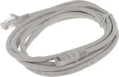 Патч-корд Premier PP6U-2M 10000Гбит/с UTP 4 пары cat.6 CCA molded 2м серый RJ-45 (m)-RJ-45 (m)