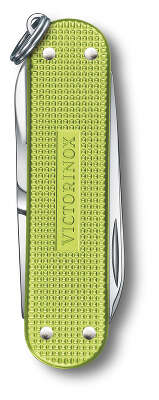 Нож перочинный Victorinox Classic SD Alox Lime Twist (0.6221.241G) 58мм 5функц. подар.коробка