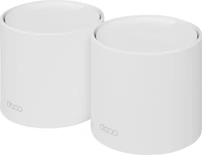 Mesh система TP-LINK DECO X20, 802.11a/b/g/n/ac/ax, 2.4/5ГГц, до 1201 Мбит/с, 2шт