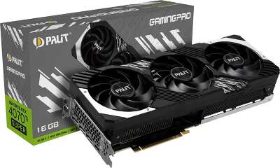 Видеокарта Palit NVIDIA nVidia GeForce RTX 4070Ti SUPER Gaming Pro 16Gb DDR6X PCI-E HDMI, 3DP