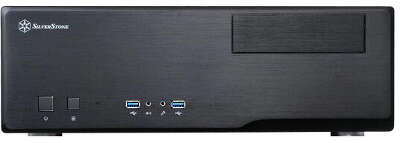 Корпус SilverStone GD05B-USB3.0, черный, mATX, без БП (SST-GD05B-USB3.0)