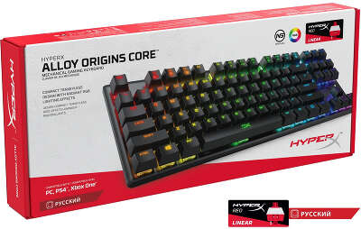 Клавиатура HyperX Alloy Origins Core механическая черный USB for gamer LED (4P5P3AA#ABA)