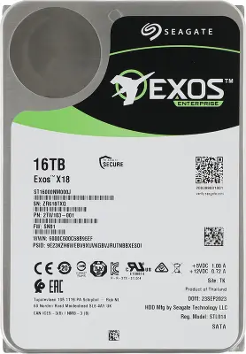 Жесткий диск Seagate Exos X18 16 Tb ST16000NM000J