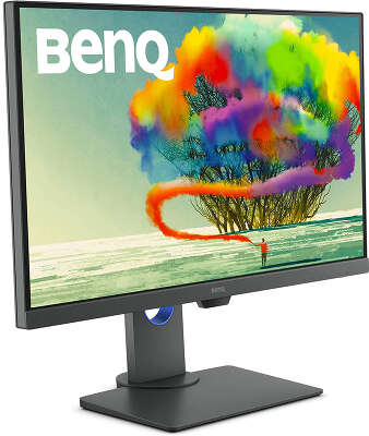 Монитор 27" BenQ PD2705Q IPS WQHD HDMI, DP, USB Type-C USB-Hub темно-серый