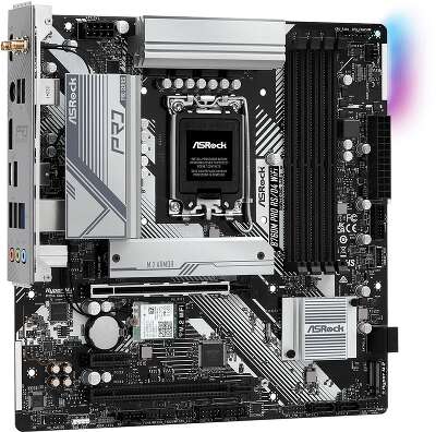 Материнская плата mATX LGA1700 ASRock B760M PRO RS/D4 WIFI