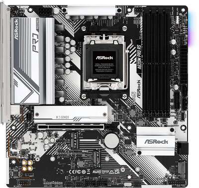 Материнская плата mATX LGAAM5 ASRock A620M PRO RS