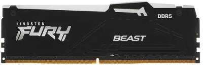 Модуль памяти DDR5 DIMM 32Gb DDR5200 Kingston Fury Beast Black RGB (KF552C40BBA-32)