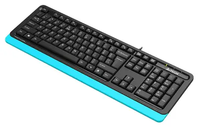 Клавиатура A4Tech Fstyler FKS10 черный/синий USB (FKS10 BLUE)