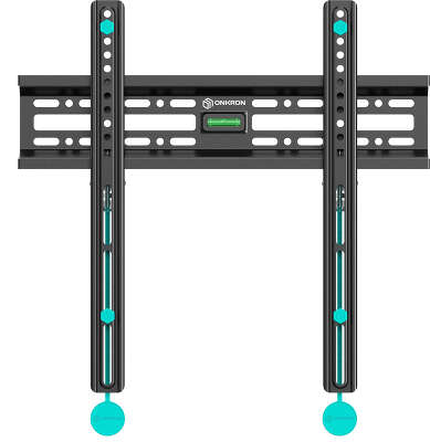 Кронштейн для телевизора Onkron FM2 черный 32"-65" макс.50кг настенный фиксированный