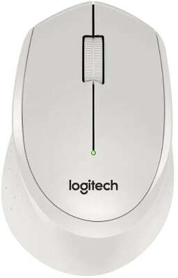 Мышь Logitech M330 Silent Plus белый оптическая 1000dpi silent беспров. USB 2but (910-004926)