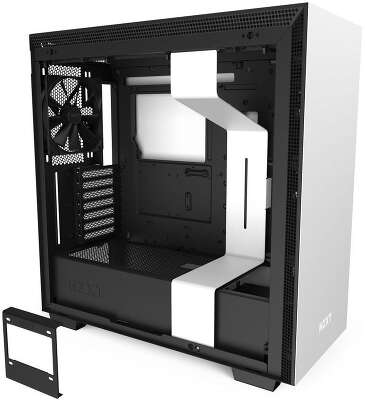 Корпус NZXT H710, черный/белый, ATX, Без БП (CA-H710B-W1)