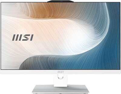 Моноблок MSI Modern AM242P 12M 23.8" FHD i5-120U 1.4 ГГц/16/512 SSD/WF/BT/Cam/Kb+Mouse/без ОС,серебристый