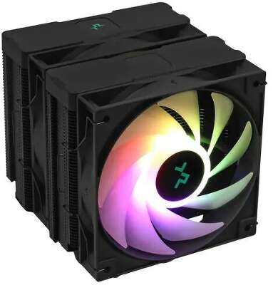 Кулер для процессора DeepCool AG620 DIGITAL BK ARGB, 120 мм, 1950rpm, 29.4 дБА, 260 Вт, 4-pin PWM, Al+Cu, ARGB