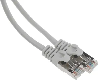 Патч-корд Premier PP22-0.5M 1000Гбит/с FTP 4 пары cat.5E CCA molded 0.5м серый RJ-45 (m)-RJ-45 (m)