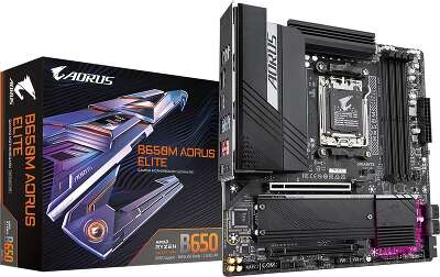 Материнская плата mATX LGAAM5 GIGABYTE B650M AORUS ELITE