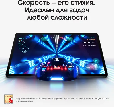 Планшет Samsung Galaxy Tab S9+ SM-X816B, Snapdragon 8 Gen 2, 12Gb RAM, 256Gb, 5G, графит (SM-X816BZAACAU)