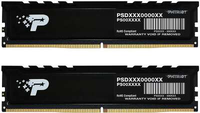 Набор памяти DDR5 DIMM 2x16Gb DDR5600 Patriot Memory Signature Premium (PSP532G5600KH1)