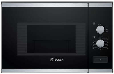 Микроволновая печь Bosch BFL524MS0 20л. 800Вт нержавеющая сталь/черный (встраиваемая)