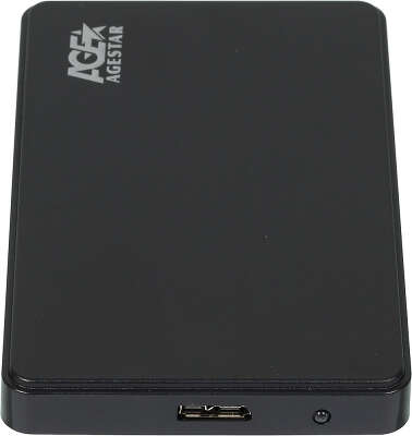 Внешний корпус для HDD AgeStar 3UB2P2 SATA III USB3.0 пластик черный 2.5"