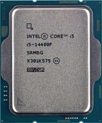 Процессор Intel Core i5-14400F Raptor Lake Refresh, 10C/16T, (2.5GHz) LGA1700 OEM