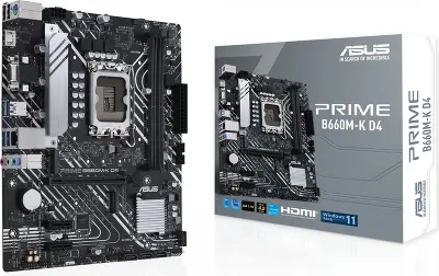 Материнская плата mATX LGA1700 ASUS PRIME B660M-K D4