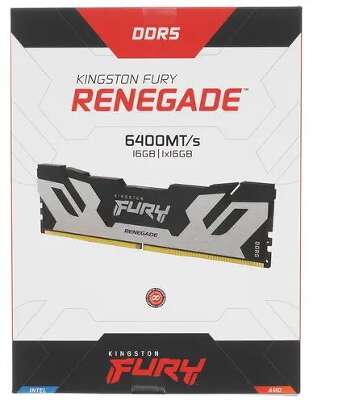 Модуль памяти DDR5 DIMM 32Gb DDR6400 Kingston FURY Renegade (KF564C32RS-32)