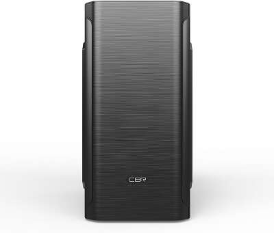Корпус CBR MX10, черный, mATX, Без БП (PCC-MATX-MX10-WPSU)