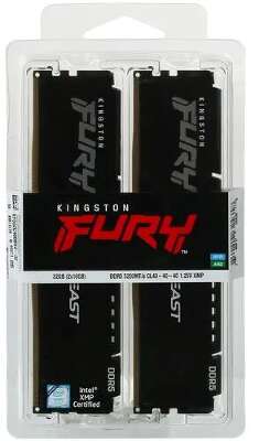 Набор памяти DDR5 DIMM 2x16Gb DDR5200 Kingston FURY Beast Black (KF552C36BBEK2-32)