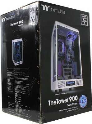 Корпус Thermaltake The Tower 900, белый, E-ATX, Без БП (CA-1H1-00F6WN-00)