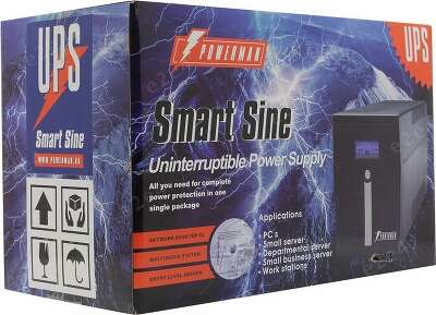 ИБП Powerman Smart Sine 1500, 1500VA, 1050W, EURO