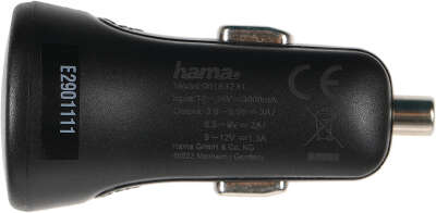 Автомобильное зар./устр. Hama H-183231 3A (QC) USB универсальное черный (00183231)