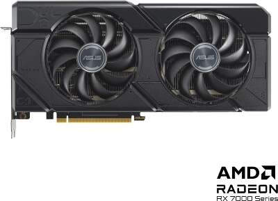 Видеокарта ASUS AMD Radeon RX 7800 XT DUAL-RX7800XT-O16G 16Gb DDR6 PCI-E HDMI, 3DP