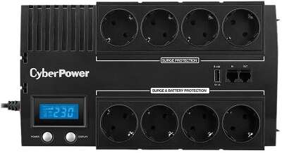 ИБП CyberPower BR700ELCD, 700VA, 420W, EURO