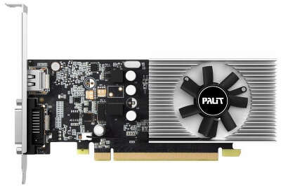 Видеокарта Palit PCI-E PA-GT1030 2GD4 NVIDIA GeForce GT 1030 2Gb 64bit DDR4 1151/2100 DVIx1 HDMIx1 HDCP Bulk low profile