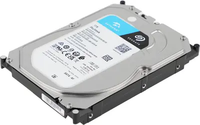 Жесткий диск SATA3 1Tb [ST1000VX013] (HDD) Seagate SkyHawk, 5400rpm, 256Mb