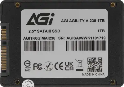 Накопитель SSD AGi SATA-III 1TB AGI1K0GIMAI238 AI238 2.5"