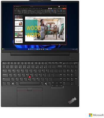 Ноутбук Lenovo ThinkPad E16 G2 16" WUXGA IPS Ultra 5 125U/16/512Gb SSD/Без OC черный